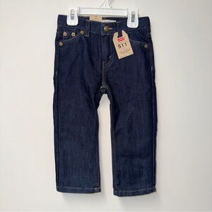Levi's 511 Slim Fit Denim Jeans Dark Blue Size 24 Months